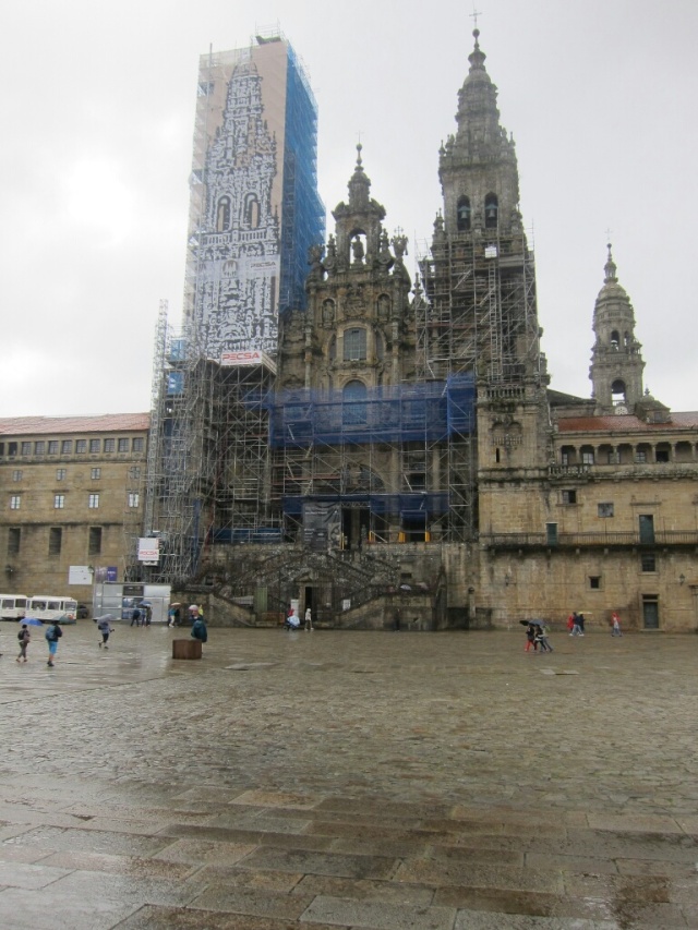 Cathedral of Santiago. Lots of restoration work is happening right now.