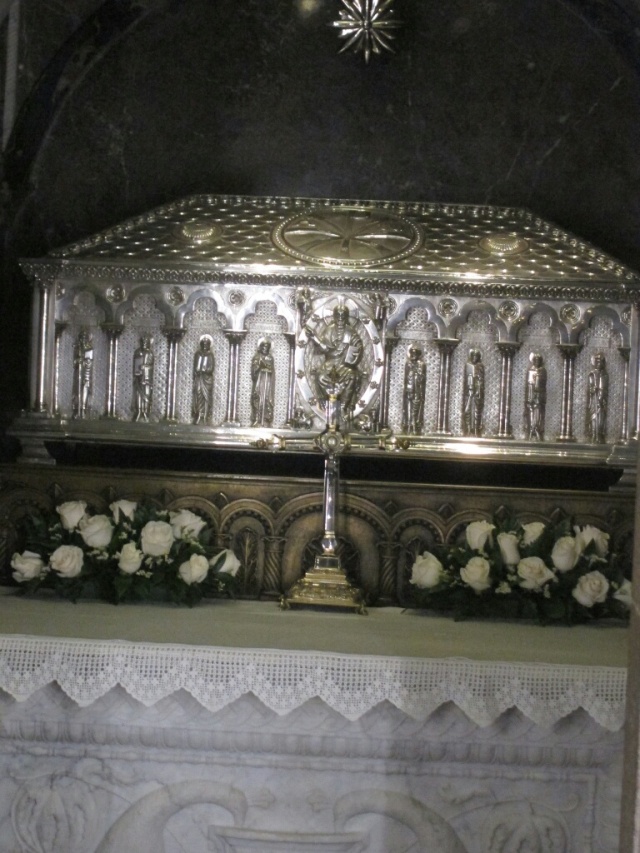 Casket containing the relics of St. James